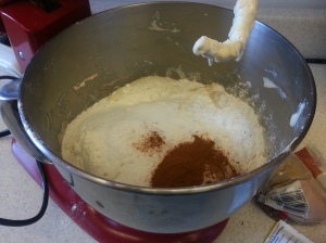 3 - adding the dry ingredients